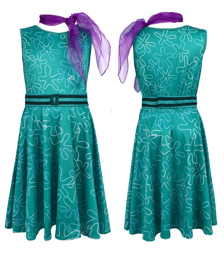 Inside Out Lele Cosplay Costume for Kids - Halloween & Stage Performance