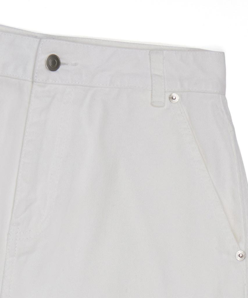 Pildeoseu Stone-Washed Medium Skirt White