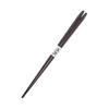 Ishida Japanese Made 5-Sided Lacquer Wooden Chopsticks (Natural Wood) Plain 28cm for Fine Work