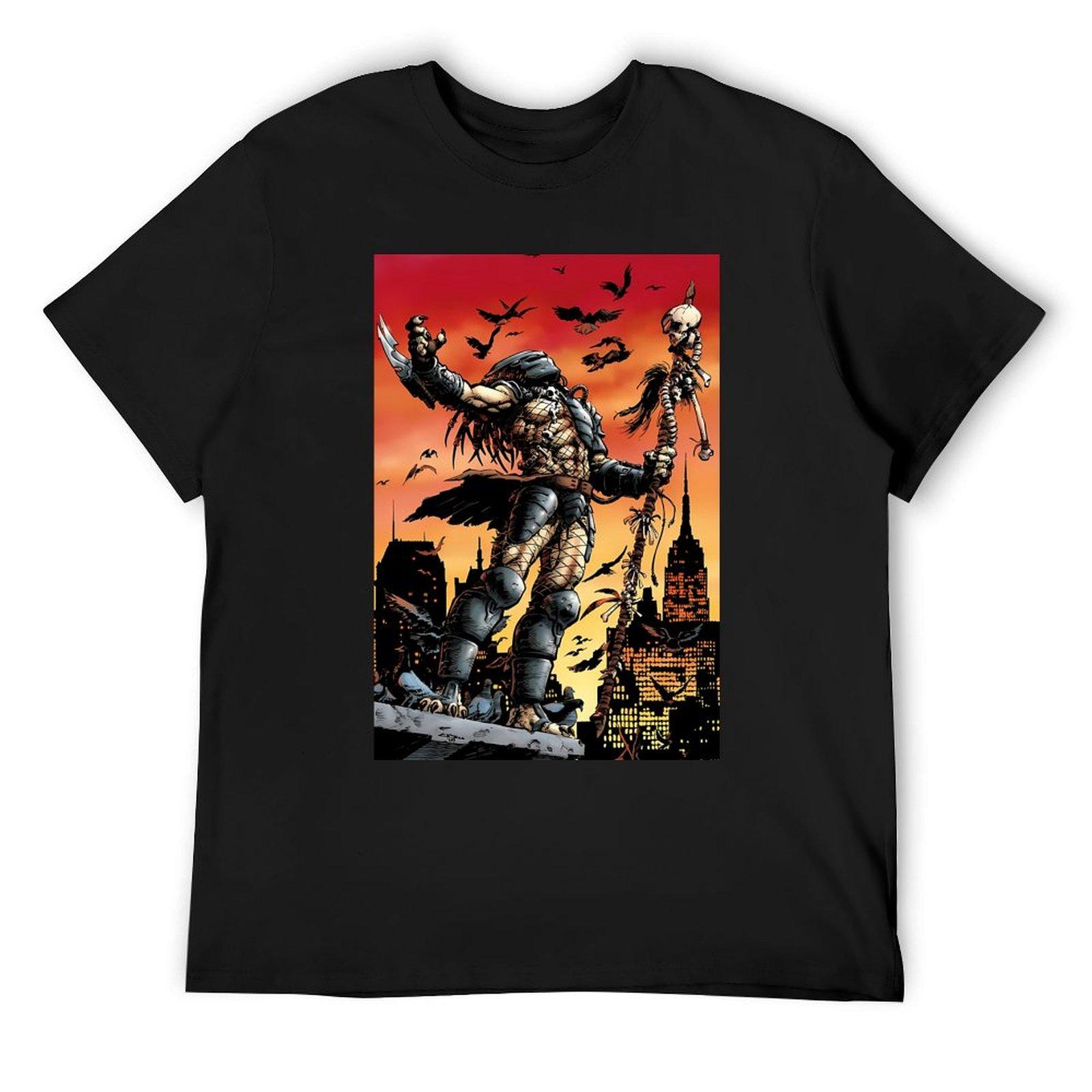 predator, comic, concrete jungle, yautja, new york, hunt, alien, prey, dark horse, bad blood, honor code, hunters, T-Shirt XL