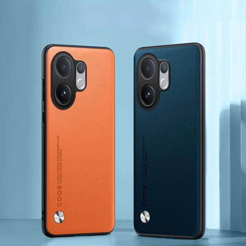 PU Leather Case For Vivo V60 5G Back Cover Silicone Full Camera Protection Phone Case For Vivo V2511 V 60 VivoV60 Matte Capa