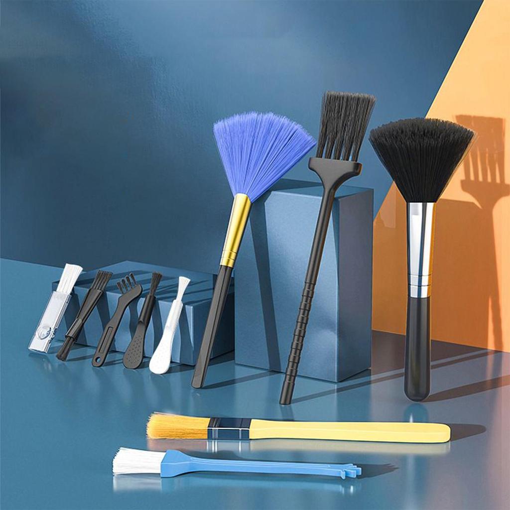Keyboard Cleaning Brush 10 Piece Computer Brush Multifunctional Remover Gadgets Portable Detailing Tool For Phone Home Desktop