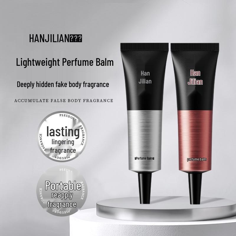 

Han Ji Lian Chen Yun Perfume Balm: Fresh, Light, Elegant, Long-lasting Scent, Portable Body Lotion for Students and Parties. Perfume Balm (Oriental Jade)