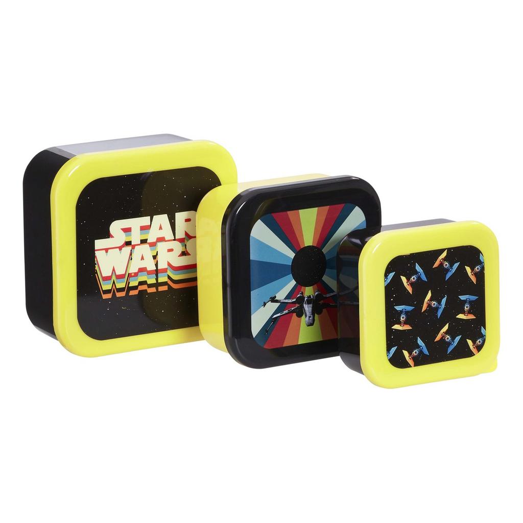Star Wars Vehicles PVC Retro Lunch Box Set (Pack of 3)