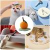 Sisal Ball Cat Toy Orange Shape Cat Toys For Indoors Cats Cat Ball Toy Cat Grinding Claw Ball Cat Toy Sisal Scratcher Ball To