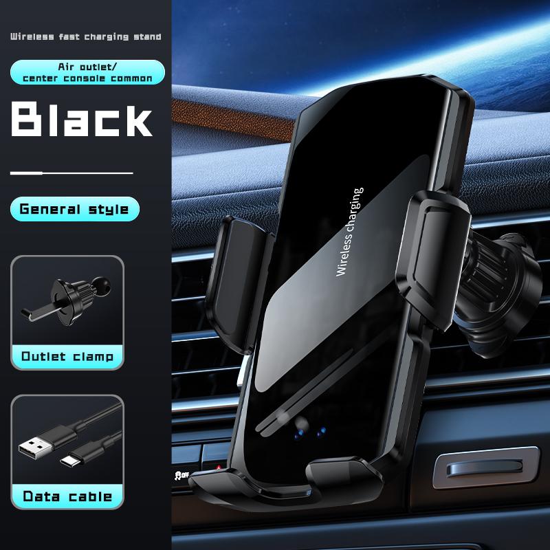 Kabellose Handyhalterung für Lüftungsschlitze im Auto, 15 W Schnellladung, Infrarot-Induktionsständerhalterung für iPhone 12 13 14 15 Pro Max Handyhalter