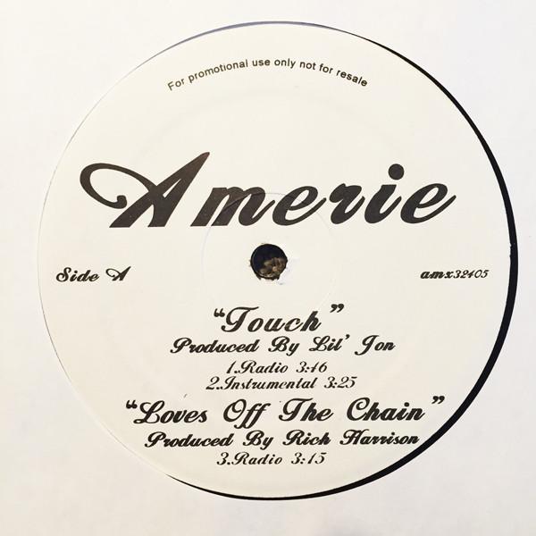 

12inch Record AMERIE - Touch AMX32405 Not On Label US Rap & Hip-Hop/R&B Used