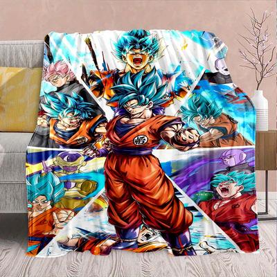 Dragon Ball Anime Flanelinis pledas - Minkštas šiltas Puikiai tinka sofai, patalynei, stovyklavimui, kelionėms, biurui, namų dekoravimui