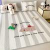 Handom Cartoon Latex Ice Silk Cooling Mat Set