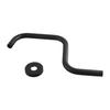 With Flange Ceiling Bracket Shower Head 13inch Black Head Extension High Quality