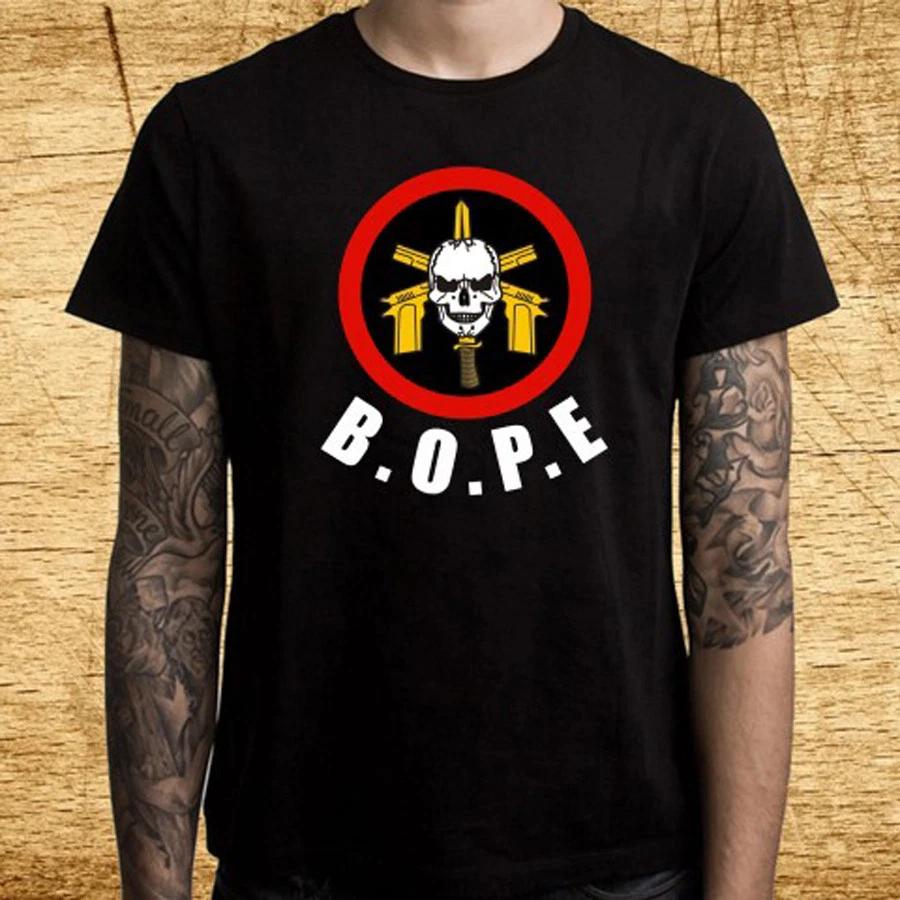 Мужская черная футболка BOPE Special Forces Топ унисекс L