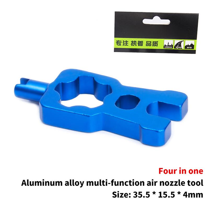 

4 In 1 Portable Bicycle Valve Wrench Multifunction Schrader/Presta Valve Core Disassembly Installation Tools For Mtb Road Bike