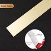 Hochwertige selbstklebende Metallleiste in Gold für Wände & Decken