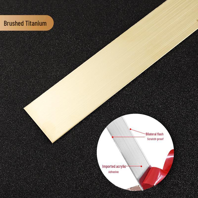 Hochwertige selbstklebende Metallleiste in Gold für Wände & Decken