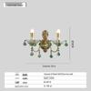 Vintage European Double-Head Copper Wall Lamp
