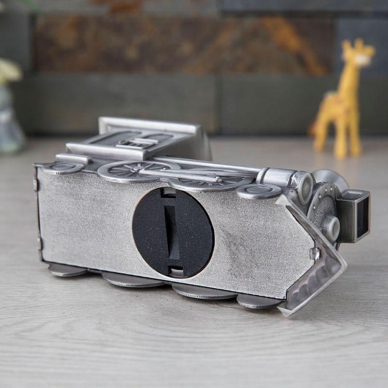 Creative Steam Train Piggy Bank for Children Metal Money Bank  Coin Saving Box for Children's Day Gift Home Decoration