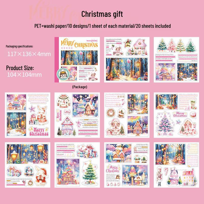 Beautiful Day Die-Cut Sticker Book: Girl s Christmas Special, Series 4, 20 Sheets