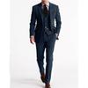 Men's Four Seasons Slim Herringbone Suit Business Best Man Suit Groom Wedding Suit