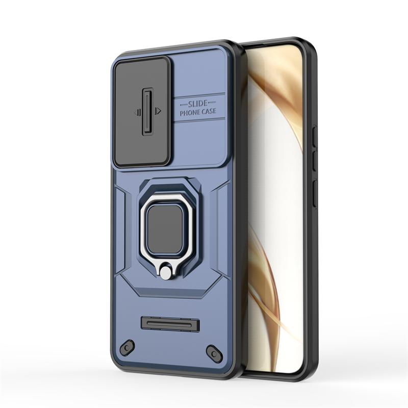 Shockproof Case For Honor 200 Case Honor 200 Lite 200 Pro 5G Ring Holder Magnetic Back Cover For Honor 200 5G Push Window Case