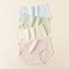 Fenteng Women's Breathable Cotton Mesh Underwear Set (4-Piece)