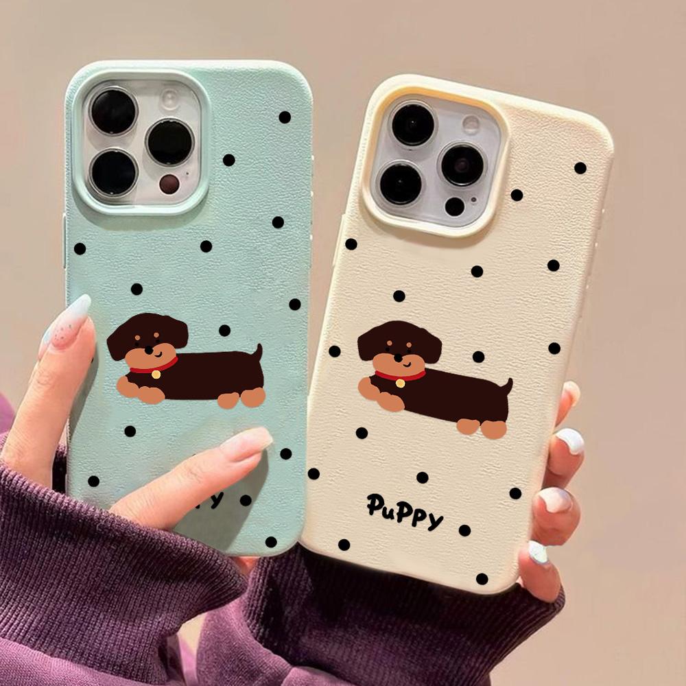 Handyhülle für iPhone 11 13 XR XS Max Hülle iPhone 12 14 15 16 Pro Max 12 Pro 15 Plus Leder bemalt wasserdicht sturzsicher und verschleißfest Cartoon