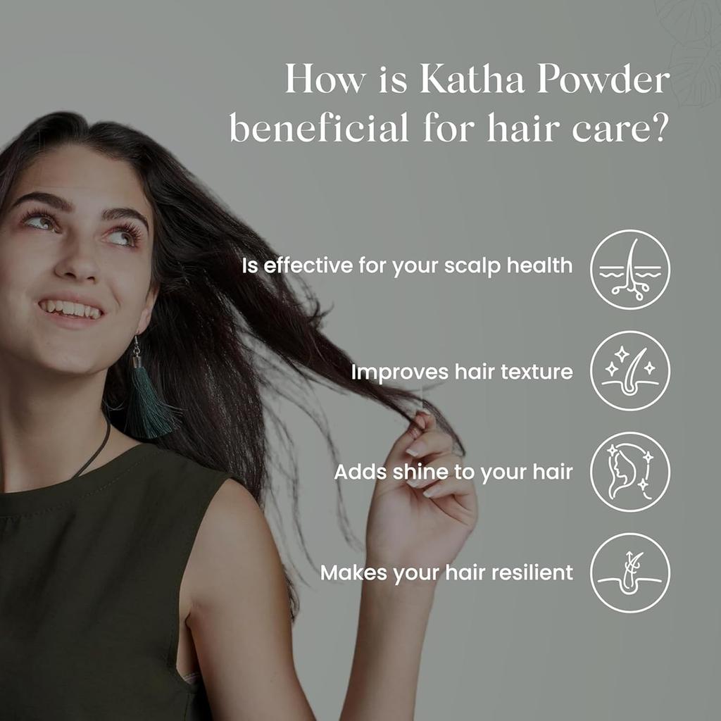 Bioleaf Botanicals Katha Powder (Acacia Catechu) | 100% Pure & Natural | For Oral Care, Mouth Freshness & Ayurvedic Applications | Chemical-Free,