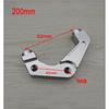 Motorrad 220mm / 200mm Vorderradgabel Stoßdämpfer Bremssattel Pumpenadapter Halterung für Motorrad Roller Yamaha Honda