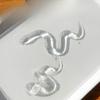 Transparent Snake Decompressing Toys Stress Relief Simulation Snake Figurine  Gift