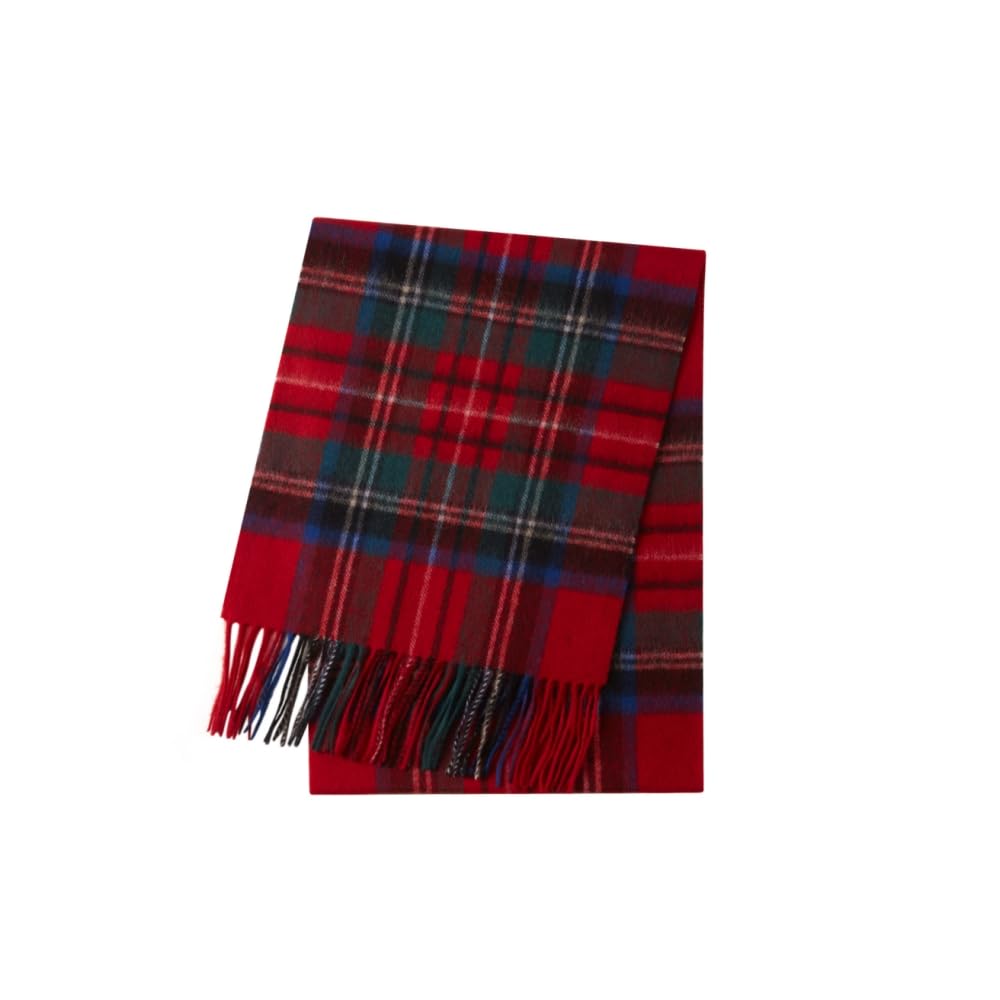 

RemeeHi Luxurious Cashmere Trending on Social Large Checked Thick and Warm for Fluffy and Perfect for and Christmas x Women s 100% Scarf, Media!