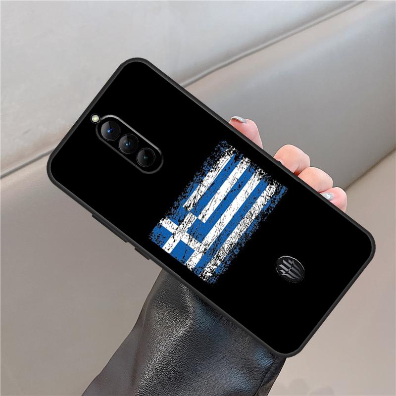 Greece Greek National Flag Case For ZTE Nubia Red Magic 11 10 8 9 8S 9S 10S Pro Plus 6 7 6S 7S For RedMagic 10 Air Cover