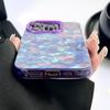 Třpytivý gradientní pouzdro na telefon s mramorovým vzorem Dream Shell pro iPhone 15 14Pro Max 13 12 11Pro Max, lesklý nárazuvzdorný měkký zadní kryt