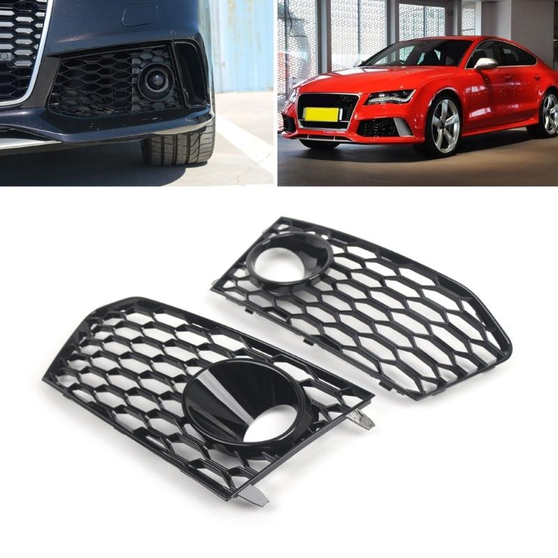 4G8807682G Automotive Accessories Bumper Fog Lamp Grille Trim for 14-18 4G8807681G Car Front Fog Light Grille Cover