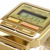 Casio CASIO Digital Watch Vintage Series A120WEG-9A Unisex Metal Band Gold Overseas Model