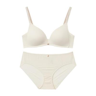 Wonder Bra Aqua V-Neck No-Wire Bra Panties Set (2 COLORS)