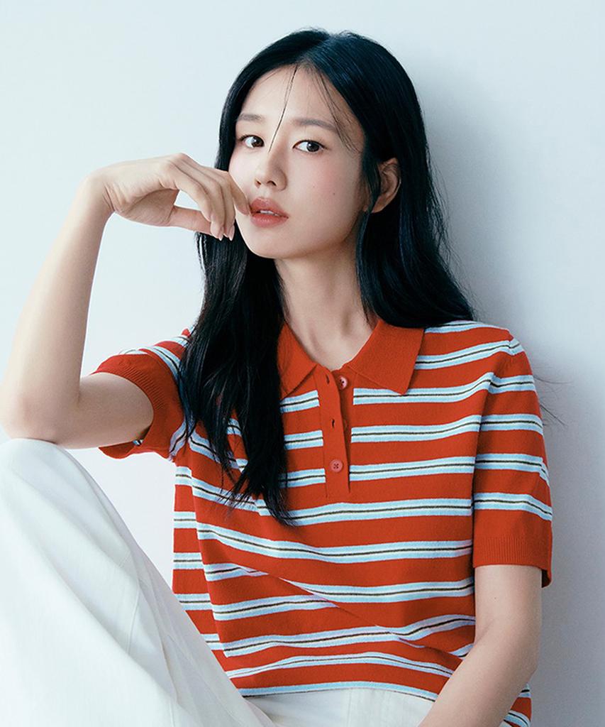 Sellebsyabedisyeon [3Pack] 26Ss Cotton Blend Striped Collared Knit