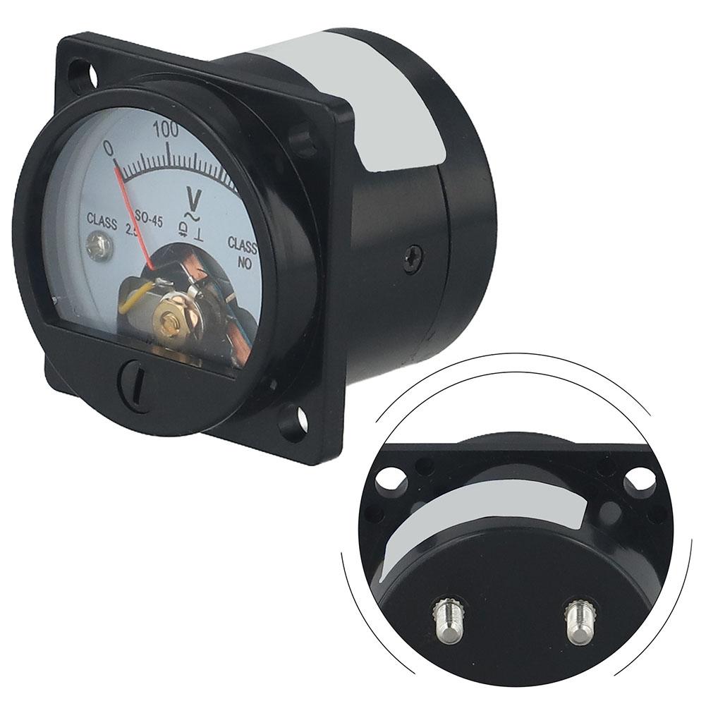 Panel Meter AC Voltmeter AC Voltmeter For Accurate Measurement Power Meter 0 Adjuster For Calibration Accuracy Level 2.5