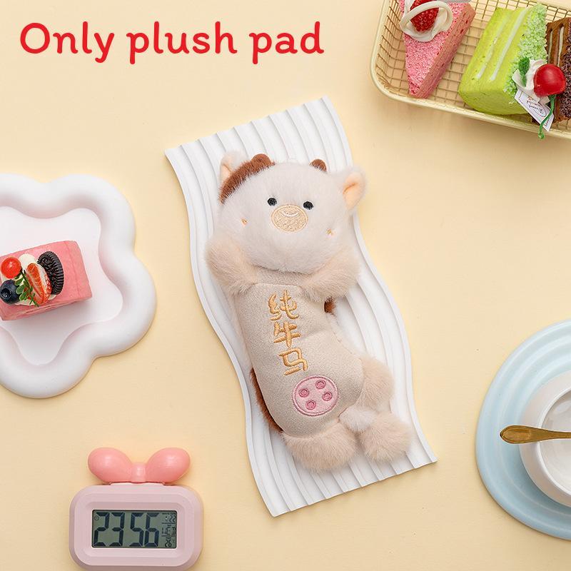 Cute Cartoon Panda Cow Pig Design Wrist Plush Pad For Office Desk Comfort
