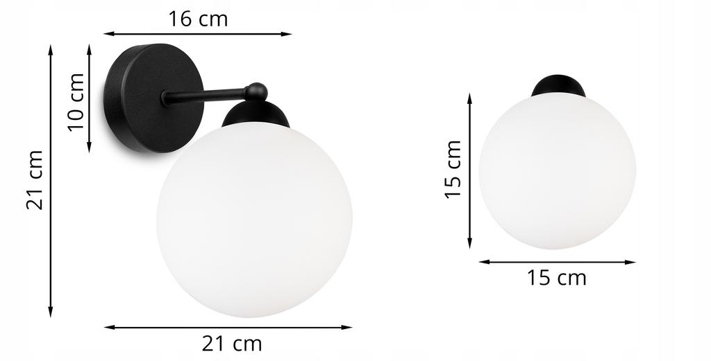 ELEGANT WALL LAMP CEILING BALL WHITE LED