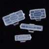 100Pcs Cable Label Tag Box Transparent Plastic Cable Tie Marker Wire Sign Name Holder Display Identification Seal Case