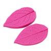 2PCs/ Lot Leaf Shaped Silicone Mold Soap Fondant Cake 3D Food Grade Silicone Mould Cake Decorating