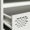 TV Stand White 202x39x43.5 cm Cold Rolled Steel