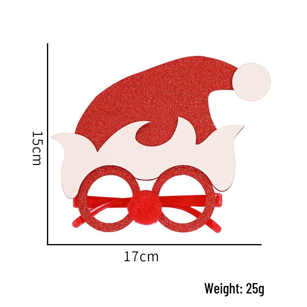 Ochelari Crăciun cu Coarne - Rame de Petrecere Desen Animat Amuzante pentru Copii și Adulți