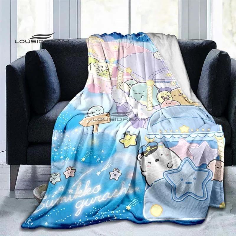 

Sumikko gurashi Blanket Cute Cartoon Home Decorate Bedroom Living Room Sofa Cozy Blankets for Beds 75x90cm