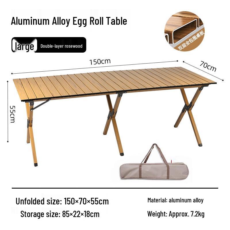 Portable Outdoor Camping Folding Egg Roll Table