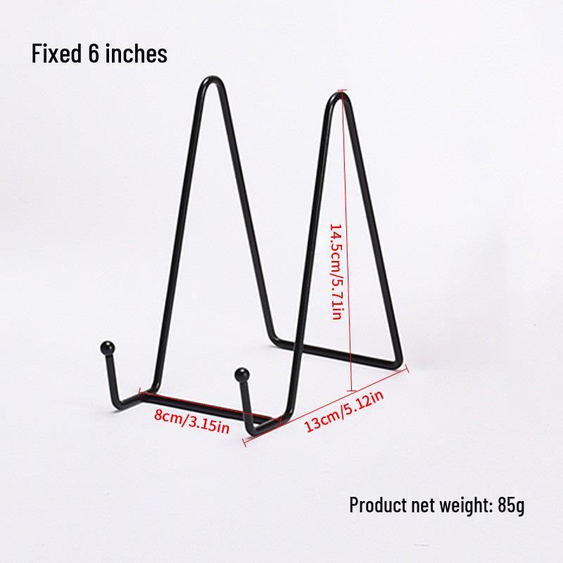 Metal Folding Display Stand for Photos, Plates, or Ornaments