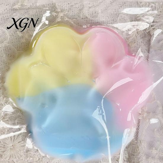 Soft Cat Paw Fidget Toy Squeezable Slow-Rising Stress Reliever Realistic Rhinestone Plush Claw Design Novelty Decompression Gift for Kids Adults Large