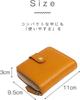 RafiCaro Genuine Cowhide Leather Bifold Italian Round Green Women's Wallet, Leather, Compact, Zipper,