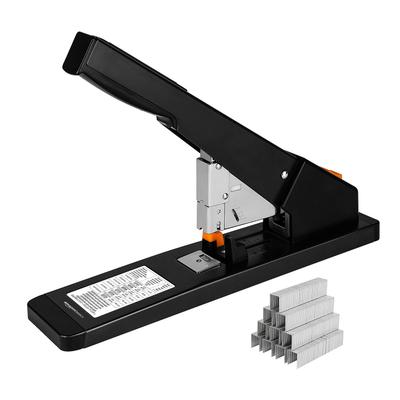 Amazon Basics Desktop Stapler, Large, Powerful, 210-Sheet Capacity, Long Arm, Black