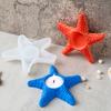Série Oceano Pote Cilíndrico para Vela Molde de Silicone DIY Concha Estrela do Mar em Relevo Pote de Armazenamento Molde de Gesso Concreto Resina Decoração de Casa