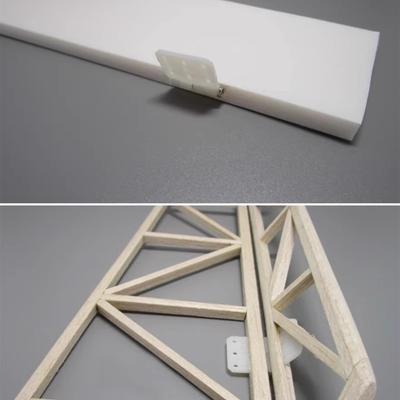 20pcs Nylon Hinges for Fixed Wing Remote Control Models for Stability and Flexibility In Ailerons Elevators and Rudders